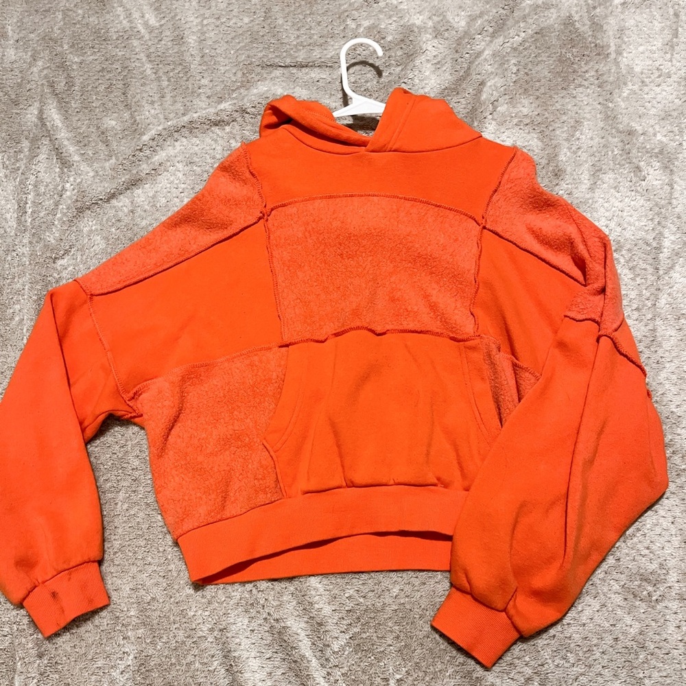 Coral colored AERIE hoodie